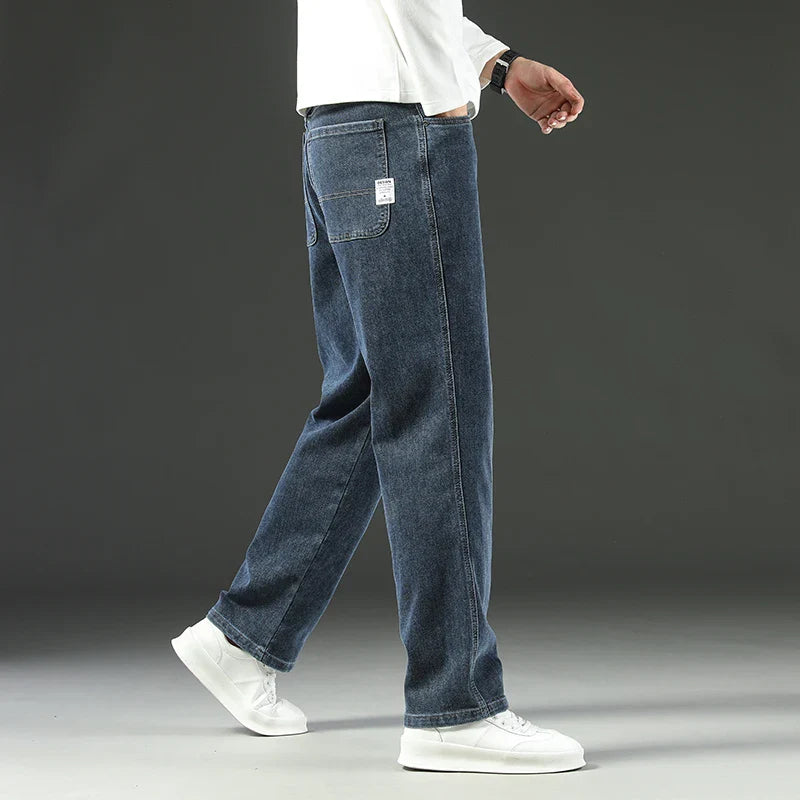 Stretch Straight Leg Jeans – Men's Dark Wash Denim | Arden