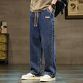 Baggy Wide-Leg Jeans – Men's Drawstring Casual Denim | Arden