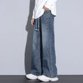 Men's Wide-Leg Denim Jeans with Drawstring | Arden